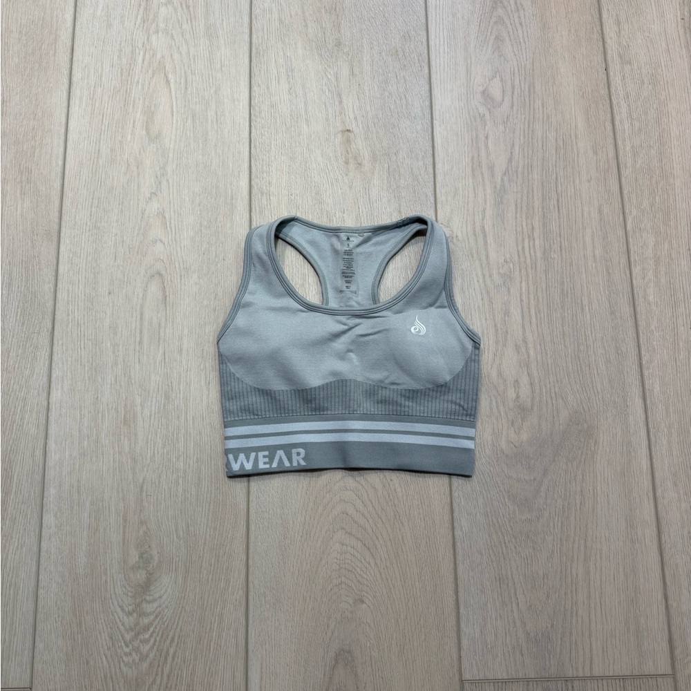Ryderwear Light Gray Sports Bra